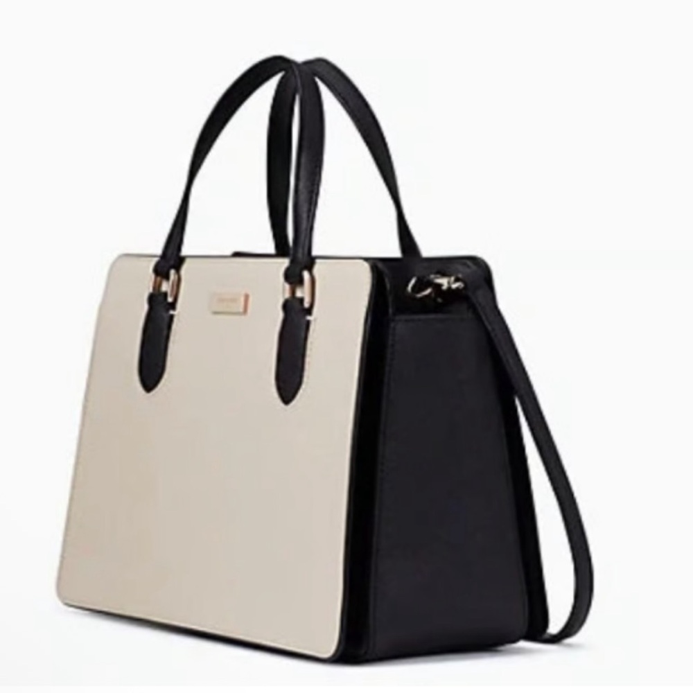 Kate Spade Black and Cream Satchel shoulder bag - Picture 3 of 16
